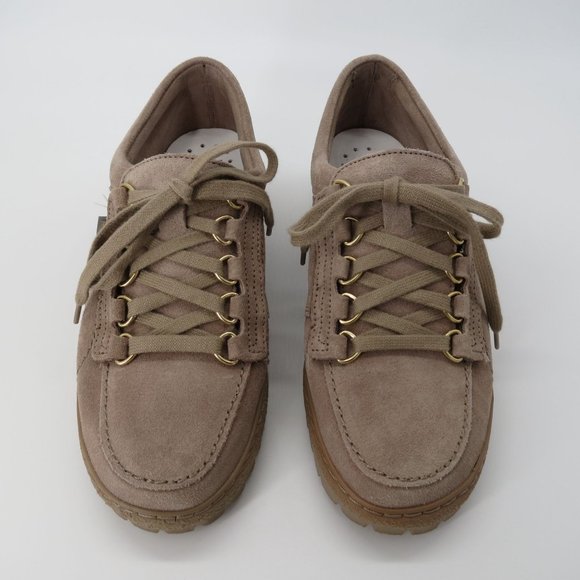 MEPHISTO Originals Lady Beige Suede Leather Lady Lace Up Shoes Size 7.5 - Picture 4 of 10